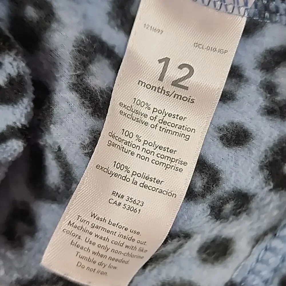 12M Carter's Leopard Jacket